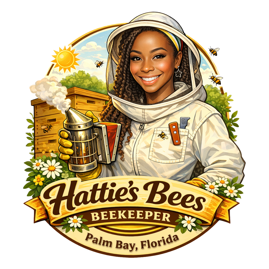 Hattie's Bees Website & Official Logo - Palm Bay, Florida